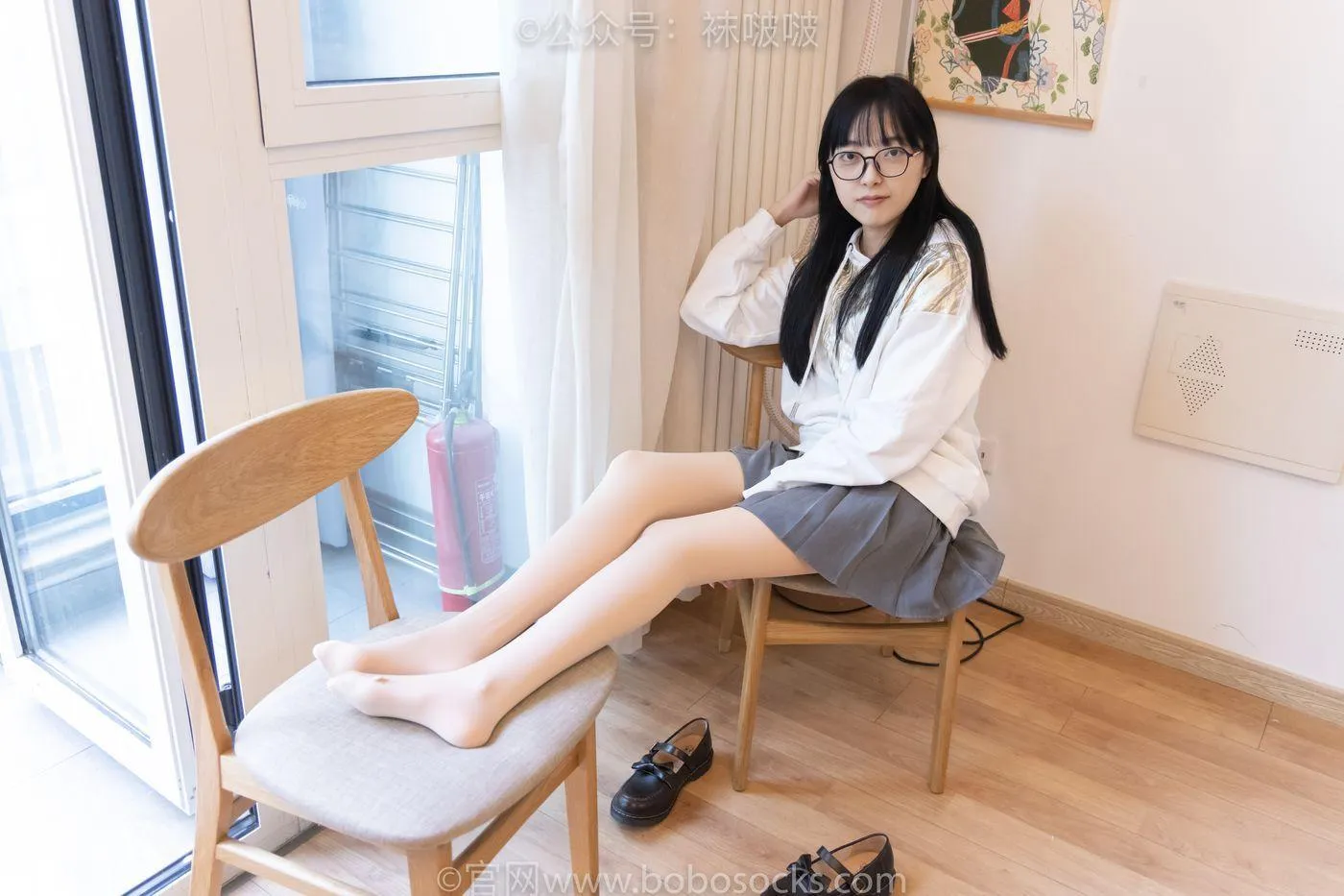 [BoBoSocks袜啵啵]NO.047 稚予-皮鞋、厚肉丝 [131P]插图6